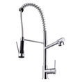 Load image into Gallery viewer, Upgrade your kitchen with this solid brass pull-out kitchen mixer in chrome silver. Durable, stylish, and functional. Perfect for any modern kitchen. Shop now!-Kitchen Mixer-Ezymall AU