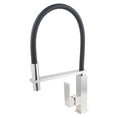 Load image into Gallery viewer, Upgrade your kitchen with our Solid Brass Pull Out Square Kitchen Mixer in Brushed Nickel Silver. Durable, stylish, and easy to install. Australia-wide shipping.-Kitchen Mixer-Ezymall AU
