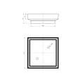 Load image into Gallery viewer, Get our Solid Brass Tile Insert Drain Shower Grate Drain (115x115x35mm) in Brushed Nickel Silver. Durable, stylish, and functional. Upgrade your shower today!-Floor Waste-Ezymall AU