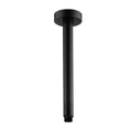 Load image into Gallery viewer, Enhance your shower with our Stainless Steel 200mm Round Ceiling Shower Arm in Black. Stylish and durable. Shop now for a modern bathroom upgrade.-Shower Arm-Ezymall AU