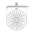 Load image into Gallery viewer, Upgrade your shower with our 250mm Stainless Steel Round Shower Head in Black. Enjoy a modern design and rainfall shower experience. Shop now at Ezymall Australia!-Hand Held Shower Head-Ezymall AU