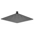 Load image into Gallery viewer, Experience a modern shower with our Stainless Steel 250mm Shower Head. Square design with a sleek black finish. Durable, stylish, and easy to install.-Hand Held Shower Head-Ezymall AU