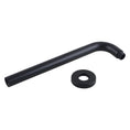 Load image into Gallery viewer, Upgrade your shower with our Stainless Steel 400mm Round Wall Shower Arm in Black. Durable, stylish, and easy to install. Perfect for modern bathrooms. Shop now!-Shower Arm-Ezymall AU