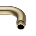 Load image into Gallery viewer, Upgrade your shower with the Stainless Steel 400mm Round Wall Shower Arm in Light Brushed Brass Gold. Durable and stylish. Shop now at Ezymall Australia!-Shower Arm-Ezymall AU