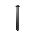 Load image into Gallery viewer, Stainless steel 400mm square ceiling shower arm gunmetal grey