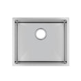 Load image into Gallery viewer, Upgrade your kitchen with our Stainless Steel Round Corner Handmade Single Bowl Kitchen Sink 510*440*230mm in Chrome Silver. Shop now at Ezymall Australia!-Kitchen Sink-Ezymall AU