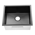 Load image into Gallery viewer, Upgrade your kitchen with our Stainless Steel Round Corner Handmade Single Bowl Kitchen Sink 510*440*230mm in Gunmetal Grey. Shop now at Ezymall Australia!-Kitchen Sink-Ezymall AU