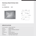 Load image into Gallery viewer, Discover the Stainless Steel Round Corner Handmade Single Bowl Kitchen Sink 580*440*230mm in Gunmetal Grey. Stylish, durable, and modern. Shop now at Ezymall!-Kitchen Sink-Ezymall AU