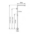 Load image into Gallery viewer, Upgrade your bathroom with this black square shower station. Made with stainless steel & solid brass. Shop now for fast Australia wide shipping.-Shower Rail-Ezymall AU