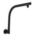 Load image into Gallery viewer, Upgrade your bathroom with our Stainless Steel Swivel Curved Wall Shower Arm in Black. Enjoy flexibility and modern design. Shop now at Ezymall Australia!-Shower Arm-Ezymall AU