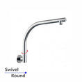 Load image into Gallery viewer, Enhance your shower with our Stainless Steel Swivel Curved Wall Shower Arm in Chrome Silver. Enjoy flexibility and modern design. Shop now at Ezymall!-Shower Arm-Ezymall AU