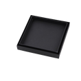 Load image into Gallery viewer, Upgrade your shower with our Stainless Steel Tile Insert Drain. Measuring 120x120mm and finished in black, this drain combines functionality with a sleek, modern design. Durable and stylish.-Floor Waste-Ezymall AU