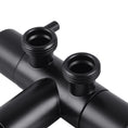 Load image into Gallery viewer, Enhance your toilet with the Independent Dual Control Bidet Valve in black. This tap provides easy and independent control for a refreshing clean. Buy now at Ezymall!-Bidet-Ezymall AU