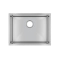 Load image into Gallery viewer, Stainless Steel Round Corner Handmade Single Bowl Kitchen Sink 600x450x300mm- Chrome Silver