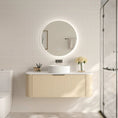 Load image into Gallery viewer, Upgrade your bathroom with the Elva 1190mm Wall Hung Vanity. Natural Oak finish, rounded edges and premium top options available.-Vanity-Gunmetal Gray-Cabinet Only-Ezymall AU