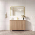 Load image into Gallery viewer, Upgrade your bathroom with the RITA 1175mm Freestanding Vanity. Elegant Oak finish, 2 doors, 4 drawers and premium top options available.-Vanity-Cabinet Only-Legs-Ezymall AU