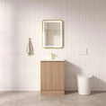 Load image into Gallery viewer, Upgrade your bathroom with the RITA 586mm Freestanding Vanity. Elegant Oak finish, two-door storage and premium top options available.-Vanity-Cabinet Only-Kickboard-Ezymall AU