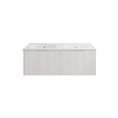 Load image into Gallery viewer, Vienna 1200mm Wall Hung Fluted Vanity Cabinet (Double Bowl) - Matte White