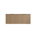 Load image into Gallery viewer, Vienna 1500mm Wall Hung Fluted Vanity Cabinet - American Oak