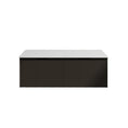 Load image into Gallery viewer, Vienna 1500mm Wall Hung Fluted Vanity Cabinet - Matte Black