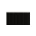 Load image into Gallery viewer, Vienna 900mm Wall Hung Fluted Vanity Cabinet - Matte Black