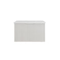 Load image into Gallery viewer, Vienna 900mm Wall Hung Fluted Vanity Cabinet - Matte White