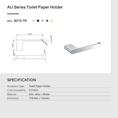Load image into Gallery viewer, Complete your bathroom with this VOG toilet paper holder in gunmetal grey. Made from zinc-alloy and brass, it's both durable and stylish for any modern bathroom decor.-Toilet Paper Holder-Ezymall AU