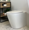 Load image into Gallery viewer, Mercio ZARA99 Rimless Wall Faced Floor Toilet Pan – Gloss White