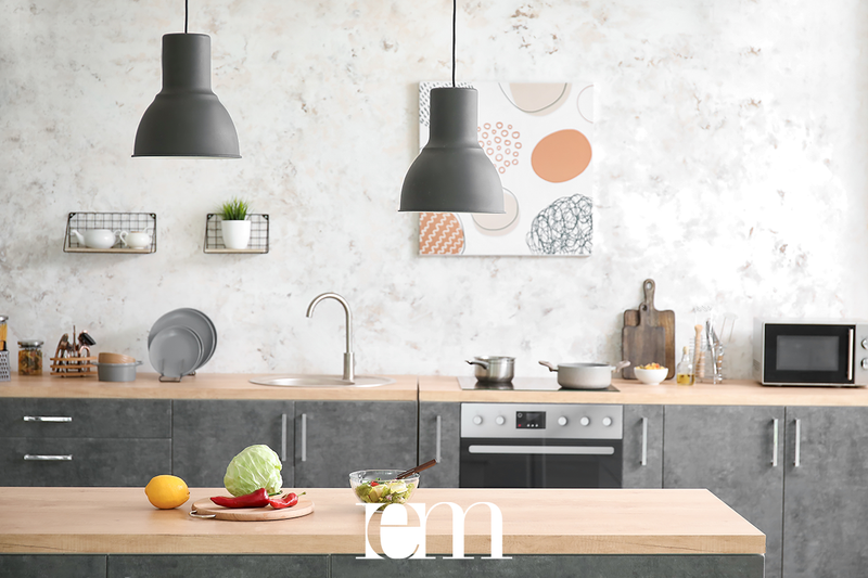 Modern Australian kitchen with an updated sink, mixer and streamlined benchtop
