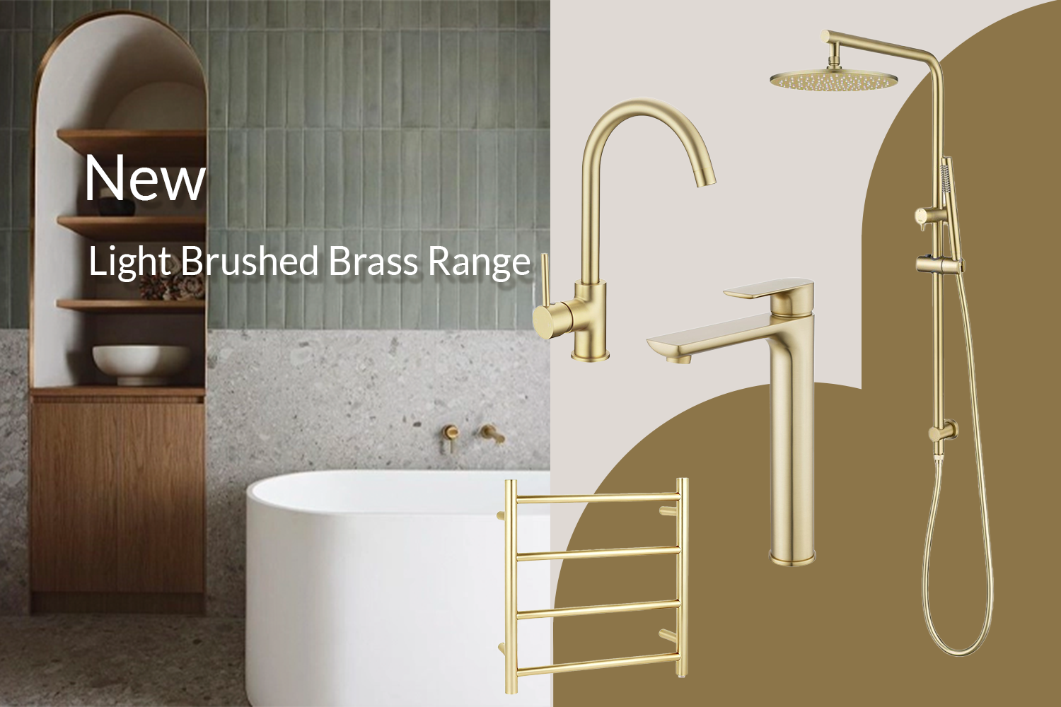 Light Brushed Brass Collection