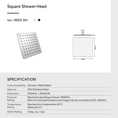 Load image into Gallery viewer, Stainless Steel 300mm Shower Head Square - Chrome Silver
