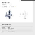 Load image into Gallery viewer, Brass Round Toilet Bidet Spray Diverter - Brushed Nickel Silver
