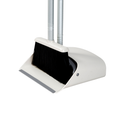 Load image into Gallery viewer, Dolanx Long Handle Broom and Dustpan Set with Convertible Height with Foldable Dustpan - White
