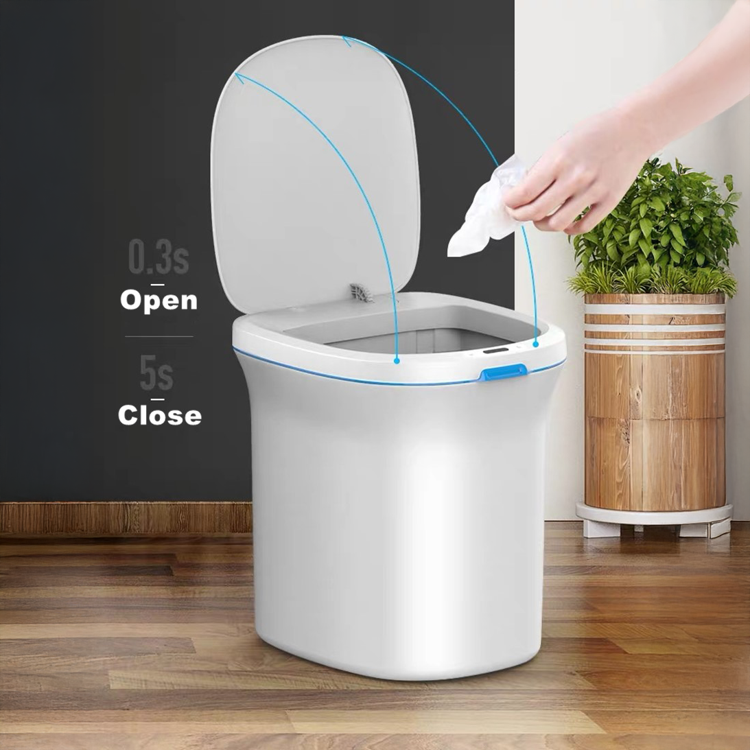 Keep your home fresh with our 14L Motion Sensor Automatic Bin. Features smart ventilation to reduce odors. Hygienic and convenient. Order now from Ezymall Australia!-Cleaning Products-Ezymall AU