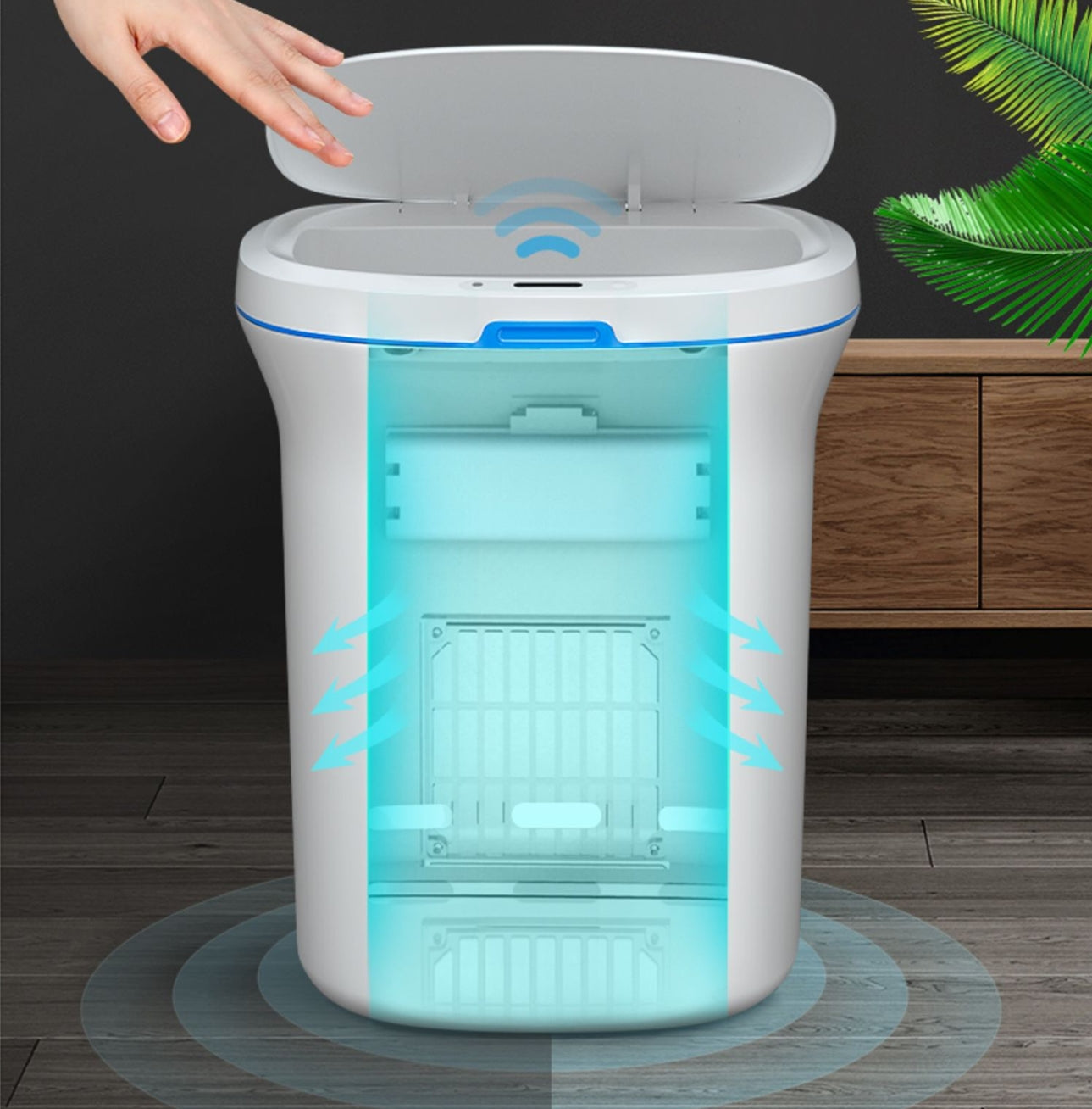 Keep your home fresh with our 14L Motion Sensor Automatic Bin. Features smart ventilation to reduce odors. Hygienic and convenient. Order now from Ezymall Australia!-Cleaning Products-Ezymall AU