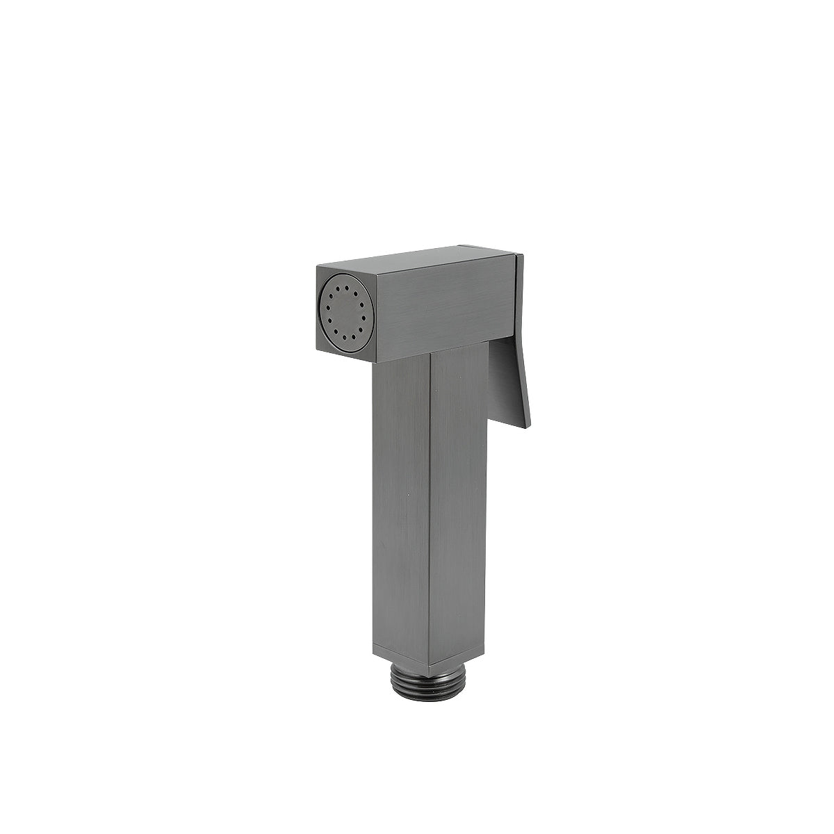 Brass Square Toilet Bidet Spray - Gunmetal Grey