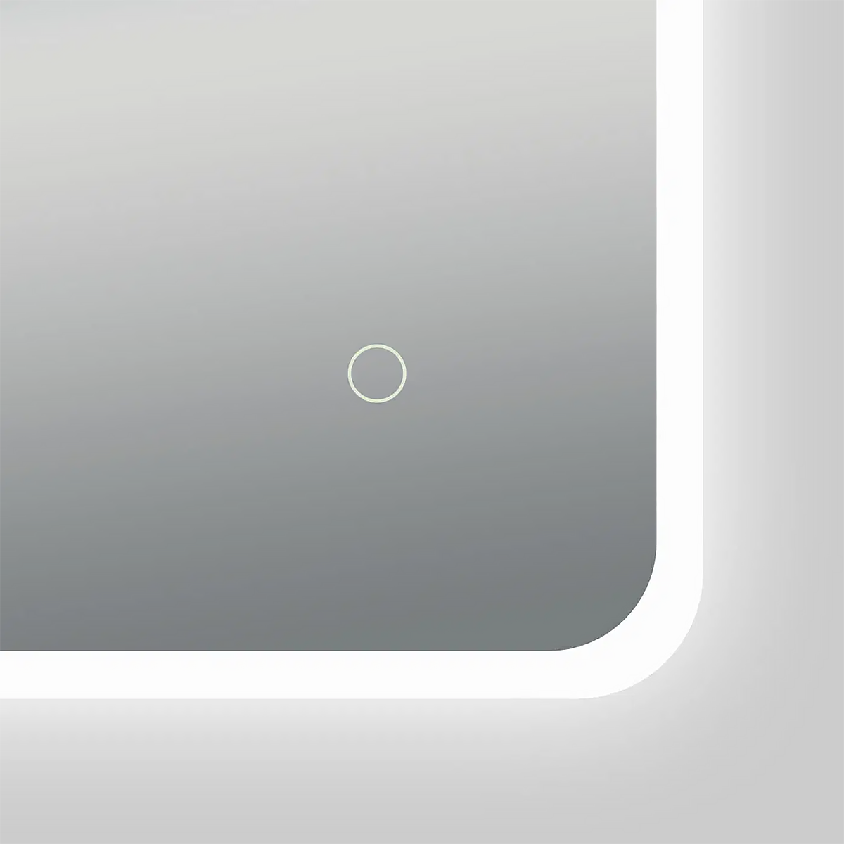 Curved Rim Rectangle LED Mirror - 600mm | 900mm | 1200mm