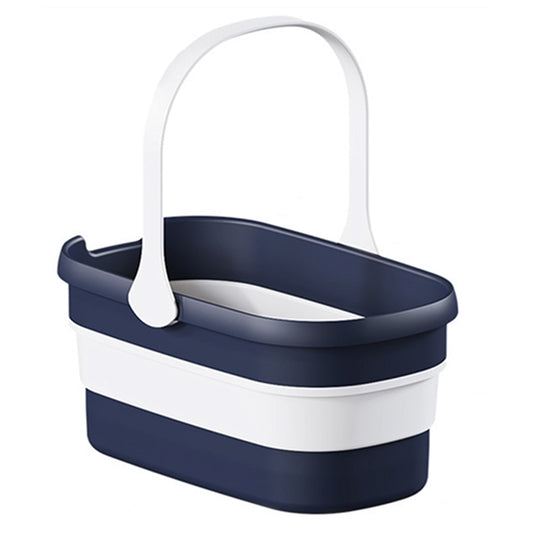 BOOMJOY Collapsible Bucket - 12L Foldable Multipurpose Water Bucket (Navy)