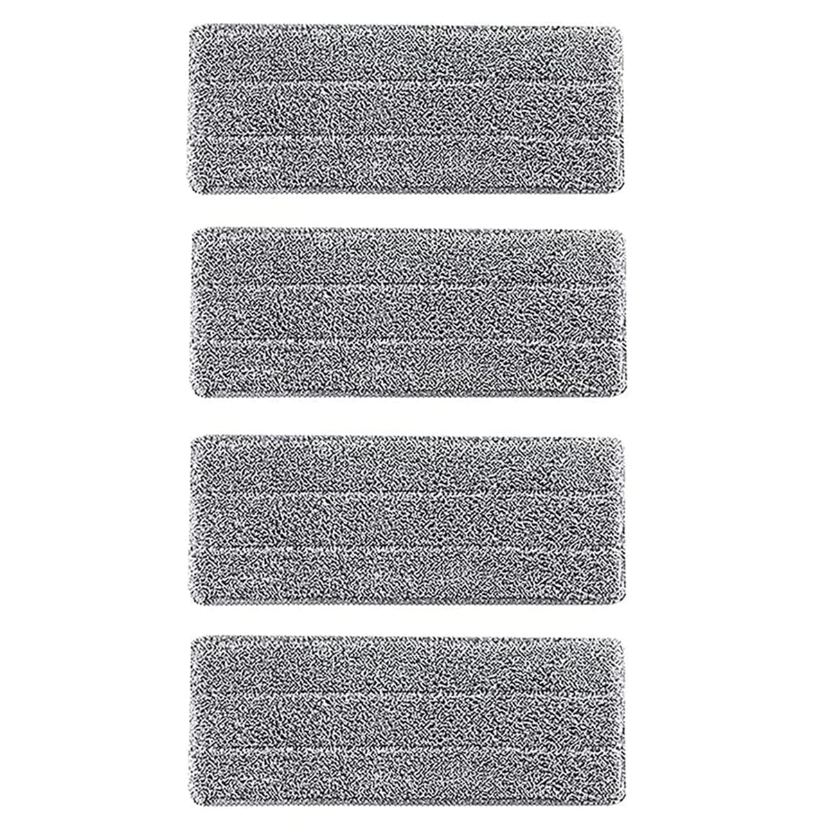 BOOMJOY Flat 360° Rotating Self-Cleaning Mop and Bucket Set with 4 Microfiber Pads
