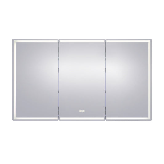 LED Mirror Shaving Cabinet – Three Door 1500x720mm with Adjustable Lighting & Defogging
