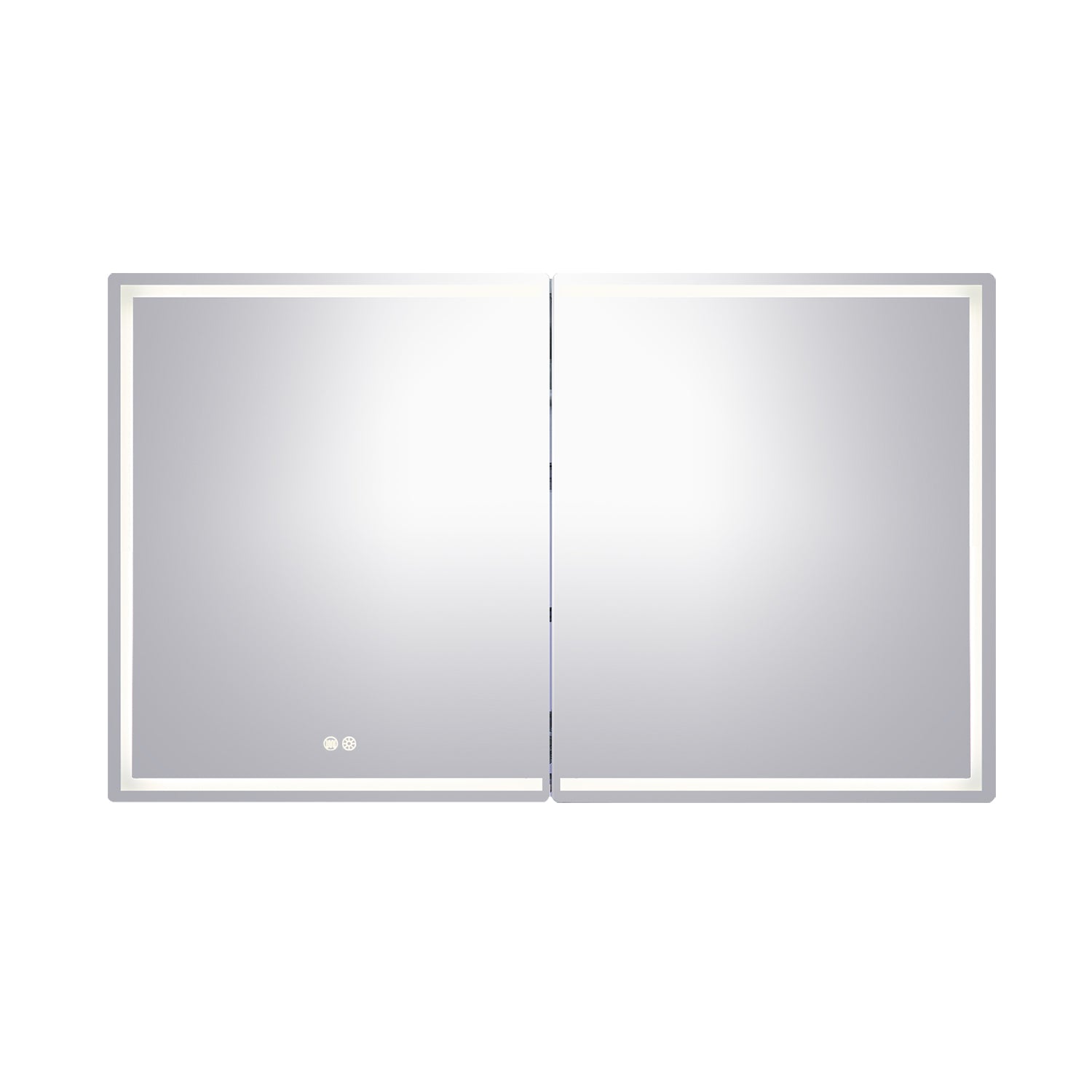 LED Mirror Shaving Cabinet – Double Door 1200x720mm with Adjustable Lighting & Defogging