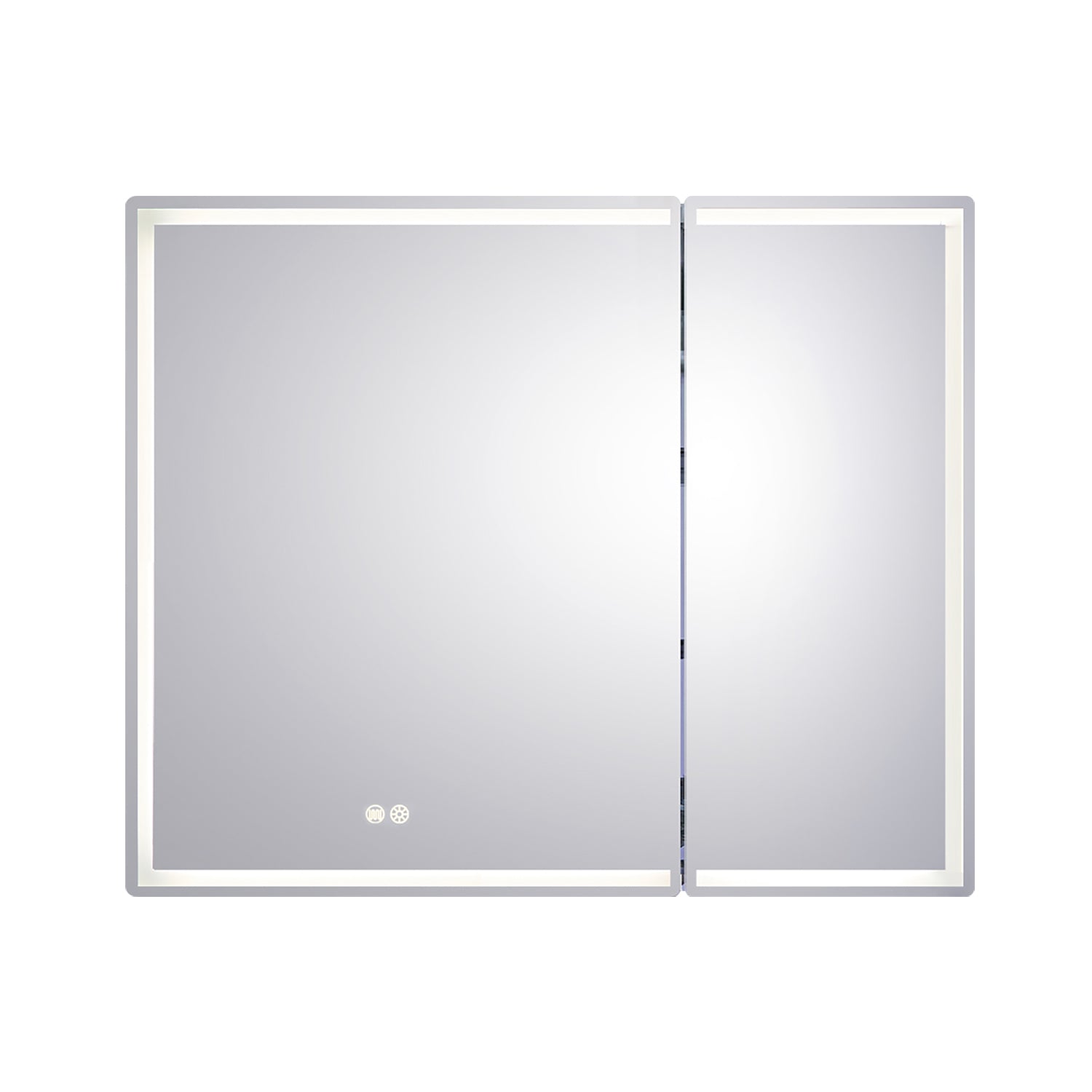 LED Mirror Shaving Cabinet – Double Door 900x720mm with Adjustable Lighting & Defogging