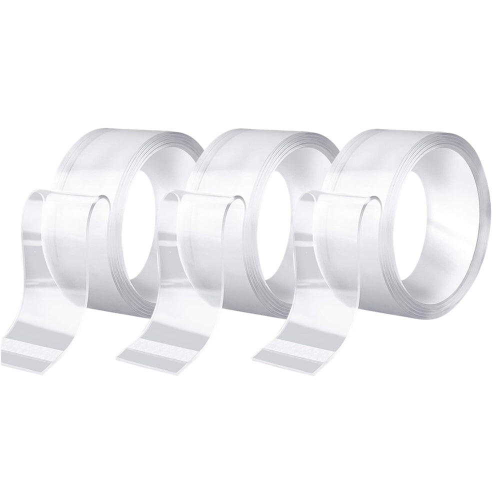 BOOMJOY 3M Double-Sided Nano Tape (3-Pack, 5cm Width)