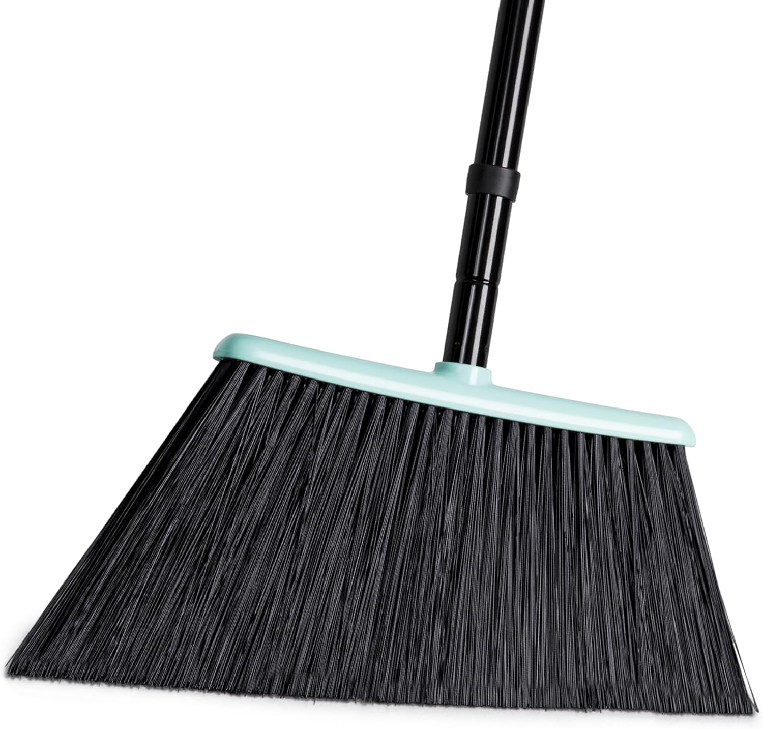 DALIPER Heavy-Duty Angled Outdoor Broom - 60° Bristle Design with 140cm Adjustable Handle