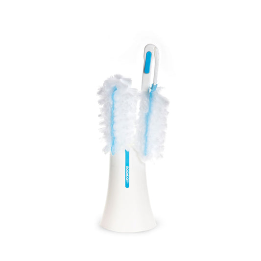 BOOMJOY Microfibre Duster with Replaceable and Disposable Dust Head (Refills Avaiiable)