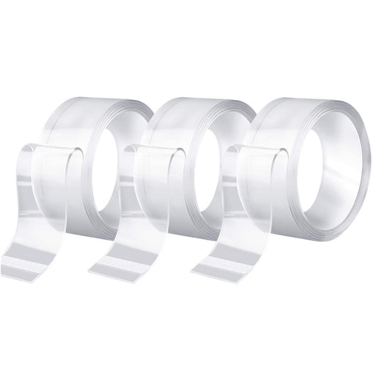 BOOMJOY Double-Sided Nano Tape (3-Pack 3cm Width)