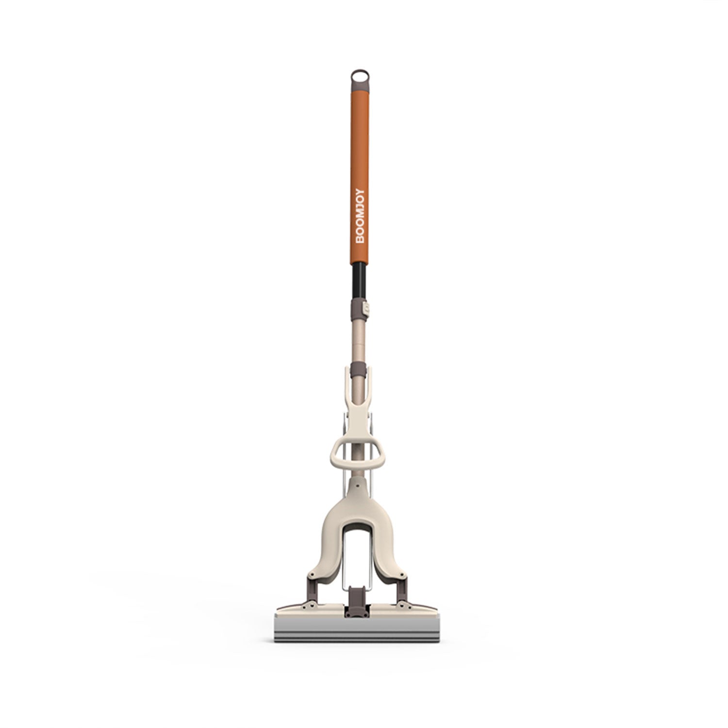 BOOMJOY Super Squeeze Mop with PVA Sponge Head - Hands-Free Absorbent Mop