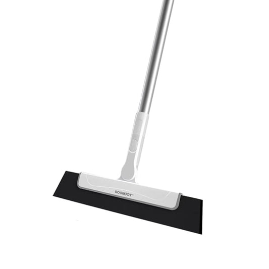 BOOMJOY Lightweight Floor Sweeper with Silicone Blade and Aluminum Handle
