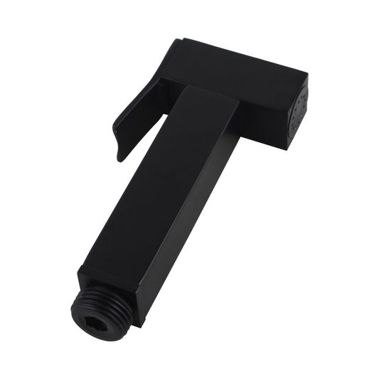 Brass Square Toilet Bidet Spray - Black