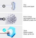Load image into Gallery viewer, BOOMJOY Disposable Toilet Brush Set with Replaceable Heads
